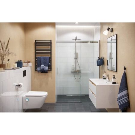 Тумба под раковину EXCELLENT Tuto 60 см (белый/дуб), 2 ящика, артикул MLEX.0103.600.WHBL