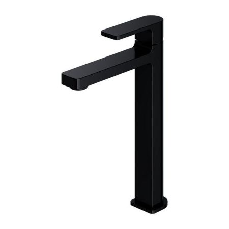 Смеситель для умывальника высокий OMNIRES BARETTI BA7812BL (черный BLM), артикул BA7812BL