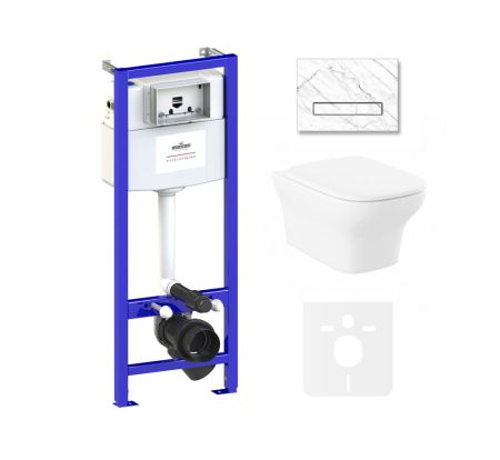 Комплект 6 в 1 Lavinia Boho Bristol Rimless 75110220, премиум с каменной клавишей