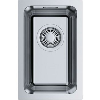 Мойка, OMOIKIRI, Tadzava, ширина, мм-220, глубина, мм-440, высота, мм-150, тип установки-встраиваемый, отверстия для смесителя-отсутствуют, с переливом, сифон и донный клапан в комплекте, автоматический донный клапан-приобретается отдельно, материал-нержа