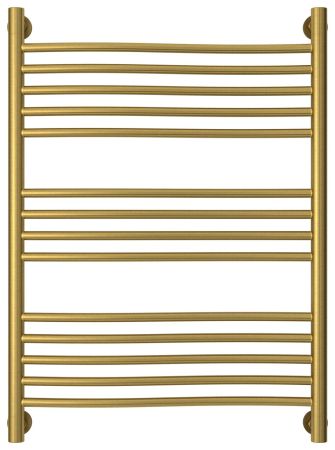 Полотенцесушитель водяной "ФЛЮИД+" 800х600 (Состаренная Латунь), артикул 051-0222-8060