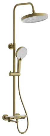 Душевая система BELZ B25713-5, брашированное золото, артикул B25713-5
