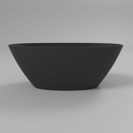 Ванна WHITECROSS Onyx B 160x75 (черный мат) иск. камень