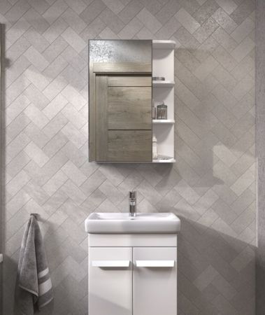 Зеркальный шкаф VIGO Nova zsh.NOV.50, 50 см, артикул zsh.NOV.50