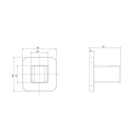 Кронштейн точечный OMNIRES 8815ABL (черный BLM) Кронштейн точечный OMNIRES 8815ABL (черный BLM)