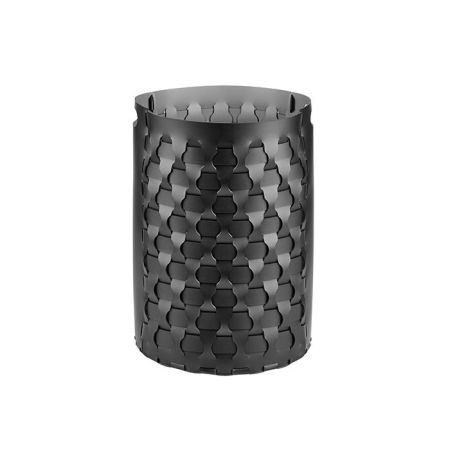 Colombo Adj Круглая корзина Dubai, D40H57 см, цвет: черный/серый, артикул BADJ2057-0103