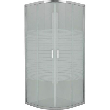 Душевой уголок Erlit Comfort ER10209D 90x90 профиль Хром стекло с рисунком Полосы, артикул ER10209D62