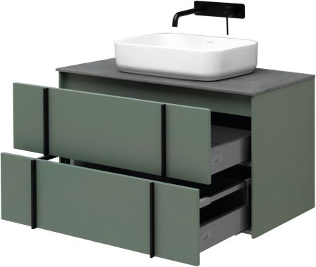 Тумба под раковину Allen Brau Reality 90 1.32006.CGM олива матовый, артикул 1.32006.CGM