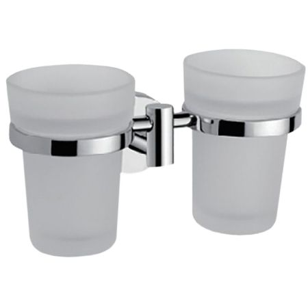 Стакан для ванной комнаты двойной Haiba HB1708, хром