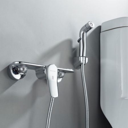 Гигиенический душ со смесителем Shevanik S4705-1, хром