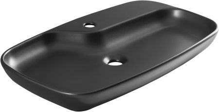 Раковина накладная Allen Brau Liberty 4.32011.31 черный матовый, артикул 4.32011.31