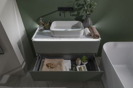 Тумба под раковину Allen Brau Infinity 100 1.21003.CGM олива матовый, артикул 1.21003.CGM