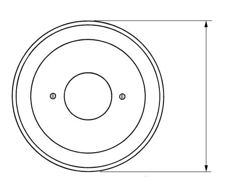 Накладная Панель/декоративная крышка для 34300 GROHE 47170000