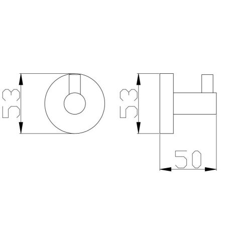 Крючок для ванной комнаты Rav Slezak Colorado COA0100Z, золото, артикул COA0100Z