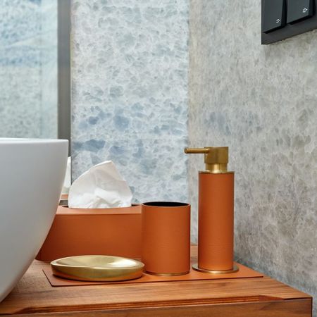 ADJ Мыльница, 14x9xH2 см., цвет: матовое золото, артикул 4940.OM