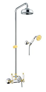 Душевая система Fiore COLONIALE 02CO0620, хром/золото
