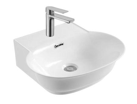 Раковина подвесная AQUATEK КЛАССИК AQ5040-00 505*405*155 мм. Можно устанавливать на мебель.