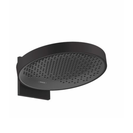 Верхний душ, Hansgrohe, Rainfinity, тип установки-настенный, ширина, мм-360, глубина, мм-381, высота, мм-168, форма-круглая, количество режимов-1, тип струи-PowderRain, держатель-есть, цвет-матовый черный, диаметр душевой лейки,мм-360, душевой кронштейн в, артикул 26230670