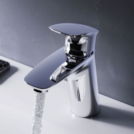 F71A82100 Spirit V2.1 смеситель д/умывальника с д/к, хром, шт F71A82100 Spirit V2.1 смеситель д/умывальника с д/к, хром, шт