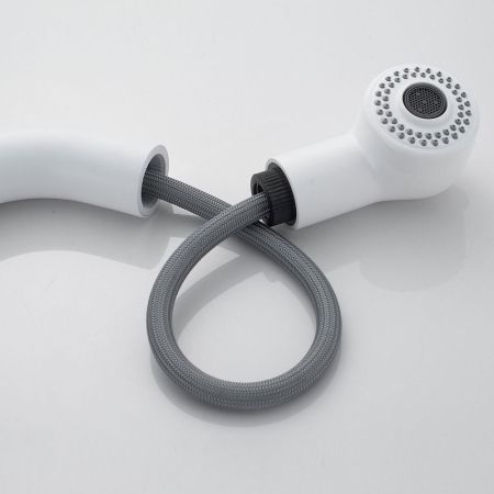 Смеситель для раковины многофункциональный Raffine F291C, белый