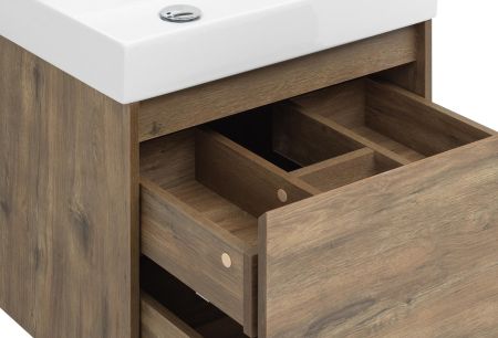 Мебель для ванной Aquanet Nova Lite 60 дуб рустикальный (1 ящик), артикул 00254215