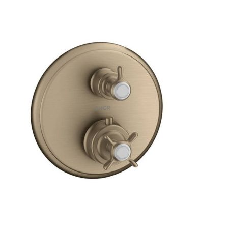 AX Montreux Встраиваемый термостат для душа, 2 потреб, (внешняя часть), цвет: шлифованный никель, артикул 16820820