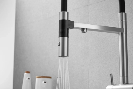 Смеситель для кухни Rose R958L, сатин