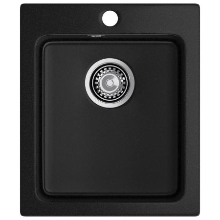 Кухонная мойка GranFest PRACTIK 505, черный, артикул P-505 черный