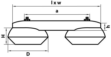 Светильник накладной заливающего света со встроенными светодиодами Orbe Lightstar 051327, артикул 051327