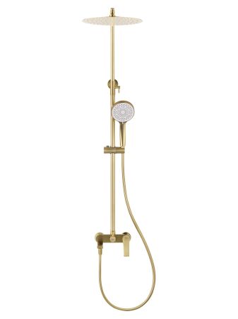Душевая система WONZON & WOGHAND BRILLIANT, Брашированное золото (WW-88047079-BG), артикул WW-88047079-BG