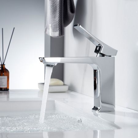 Смеситель для раковины Shevanik S4401, хром