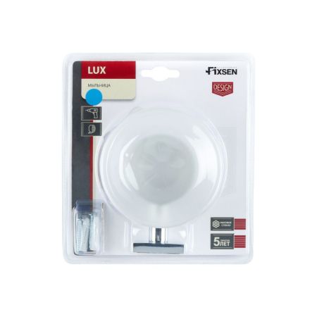 Мыльница FIXSEN LUX CHROME FX-15008, хром, артикул FX-15008