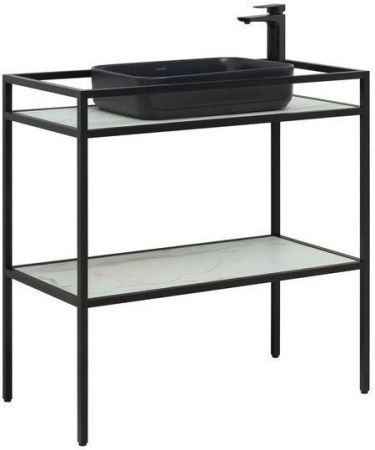 Консоль под раковину Allen Brau Liberty 90 1.33004.BB черный браш, артикул 1.33004.BB