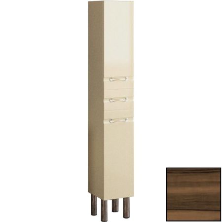 Шкаф пенал SanVit Прима 30 pprim с фактурой под дерево витые ручки Кедр