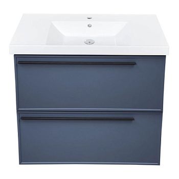 Тумба под раковину подвесная La Fenice Elba TWIN FNC-01-ELB-BG-100-2, синяя