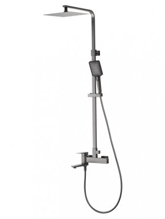 Душевая система WONZON & WOGHAND EDGE, Темный графит (WW-88739003-BGM), артикул WW-88739003-BGM
