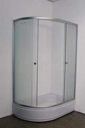 Уголок ZFM1201R душевой PARLY с поддоном (120х80х195)