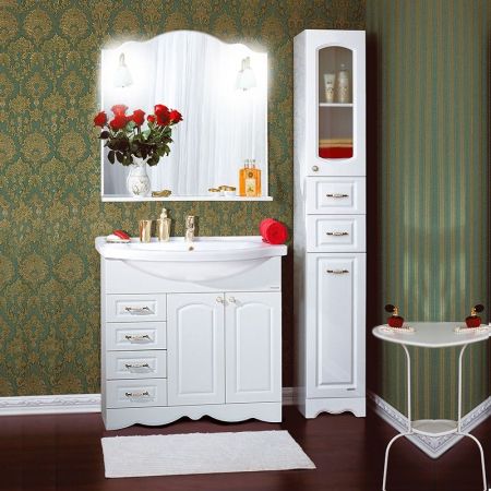 Тумба под раковину Бриклаер Анна 90 Белая