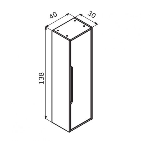Пенал ORKA Galia 40 Lidya, универсальный
