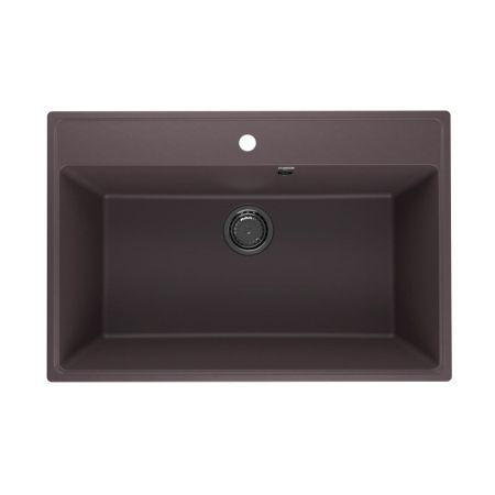 Кухонная мойка Ulgran Quartz Forte 760-06, трюфель, артикул Forte 760-06