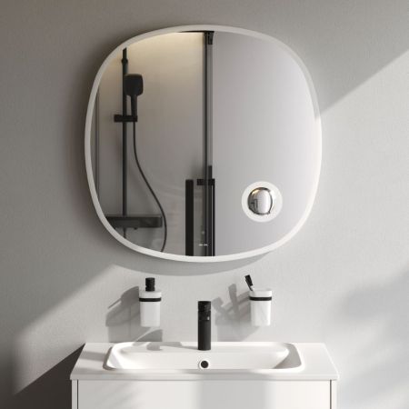 M8FMOX0803SA Func, Зеркало настенное с контурной LED-подсветкой, ИК сенсором и косметическим зеркало