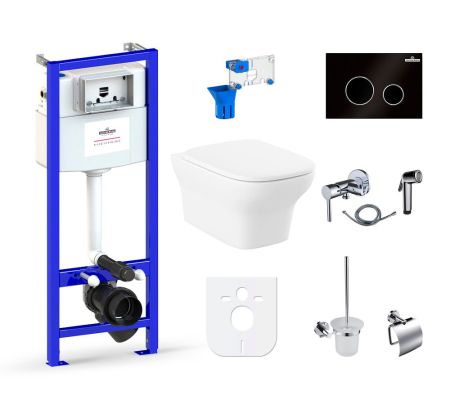 Комплект 10 в 1 Lavinia Boho Bristol Rimless 98010080, премиум с пластиковой клавишей, артикул 98010080