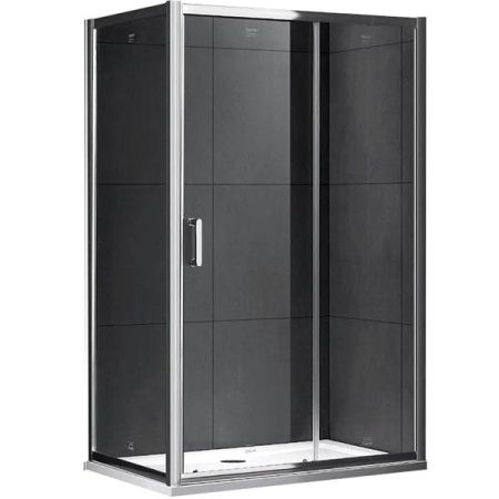 Душевой уголок Gemy S30191F-A100 160х100 профиль Хром стекло прозрачное, артикул S30191F-A100