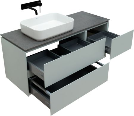 Тумба под раковину Allen Brau Infinity 120 1.21005.PWM L папирус матовый, артикул 1.21005.PWM