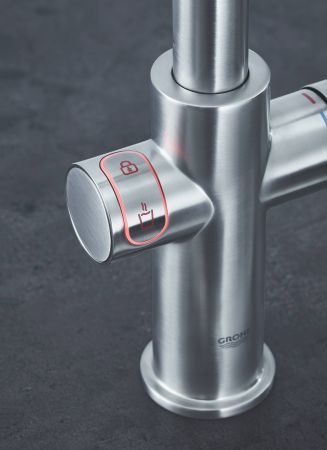 Смеситель для кухни GROHE Red Duo, бойлер L-size, суперсталь, (30325DC1), артикул 30325DC1