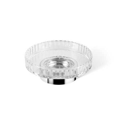 Decor Walther Century STS Мыльница настольная, граненое стекло, цвет: хром, артикул 0587600