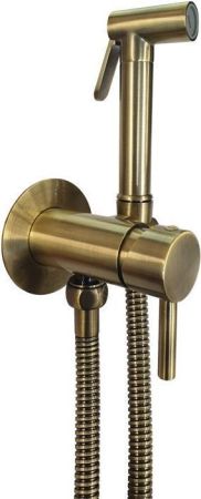 Смеситель с гигиеническим душем Paffoni Tweet Round ZDUP110BR (с внутренней частью), артикул ZDUP110BR