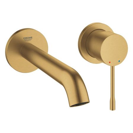 Смеситель для раковины GROHE Essence+ настенный, внешняя монтажная часть на два отверстия, холодный рассвет матовый (19408GN1) Смеситель для раковины GROHE Essence+ настенный, внешняя монтажная часть на два отверстия, холодный рассвет матовый (19408GN1)