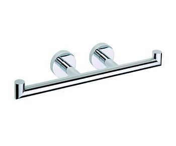 Держатель OMEGA туалетной бумаги,двойной 385х55х85мм