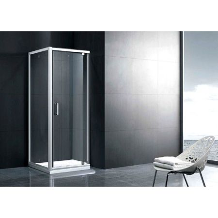Душевой уголок Gemy Sunny Bay 70х100 прямоугольный профиль Хром стекло прозрачное, артикул S28130-A100